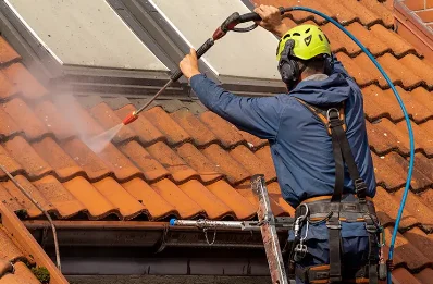 Démoussage et hydrofuge de toiture à Roussayrolles